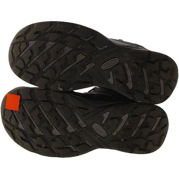 Keen Womens Circadia Mid WP  Gray Leather Mesh Inset Hiking Boots Shoes Used - Picture 2 of 2